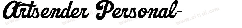 Artsender Personal字体转换